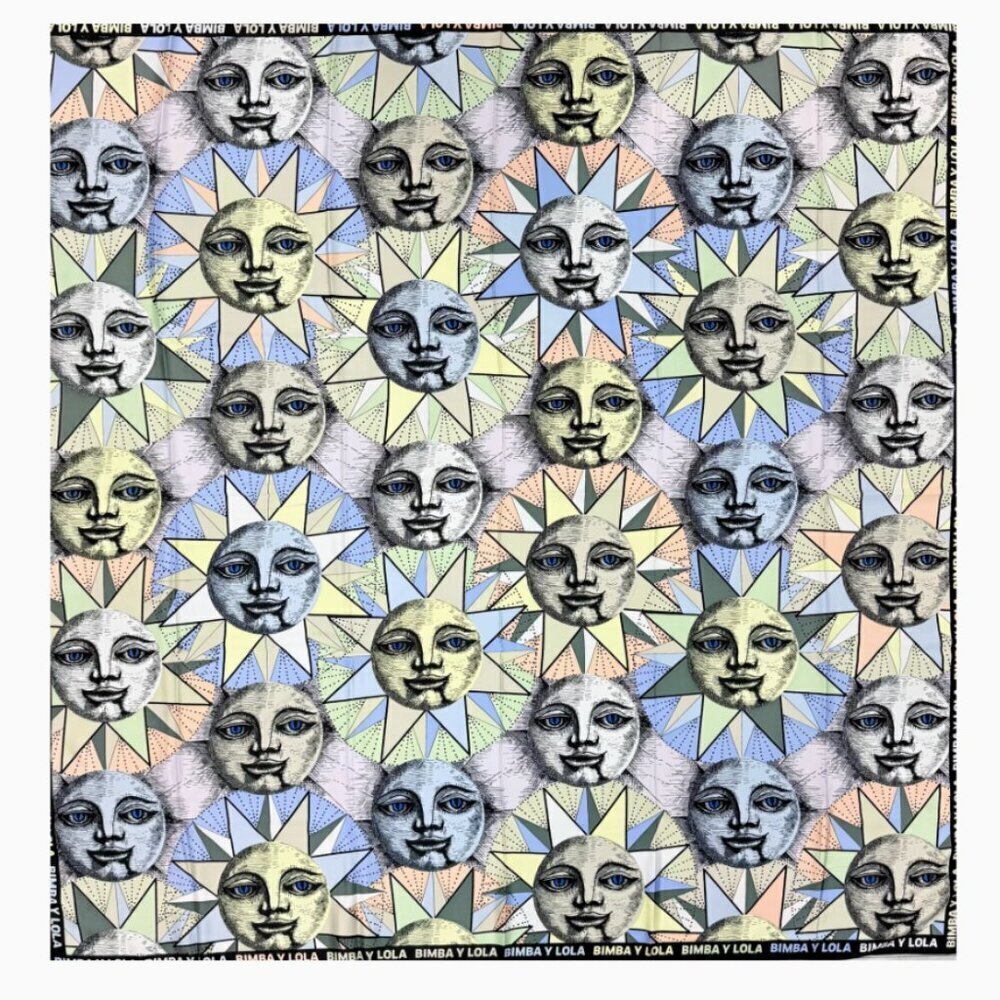Bimba Y Lola 🌞 Celestial Sun Face Scarf Anthropologie